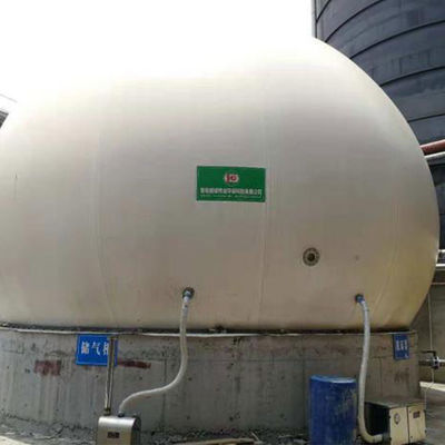 chất lượng  PES PVC PDFE Double Membrane Biogas Holder Gas Holder In Biogas Plant nhà máy