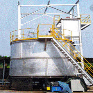 chất lượng  Computer Controlled Aerobic Digester Food Waste Fluidised Aerobic Bioreactor nhà máy