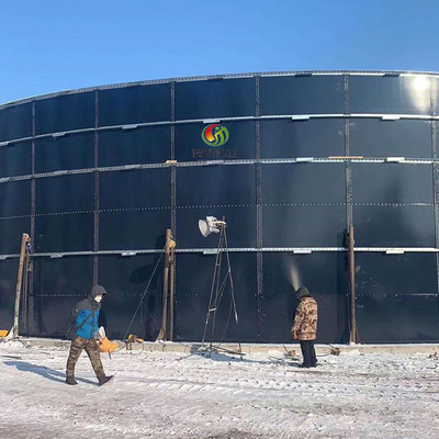 Q235B Thép đĩa Anaerobic Digester Tank cho trang trại gà