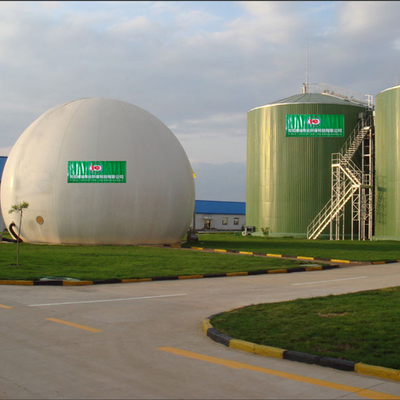 Giá đỡ khí sinh học màng đôi chống tia cực tím để lưu trữ khí phản ứng kỵ khí