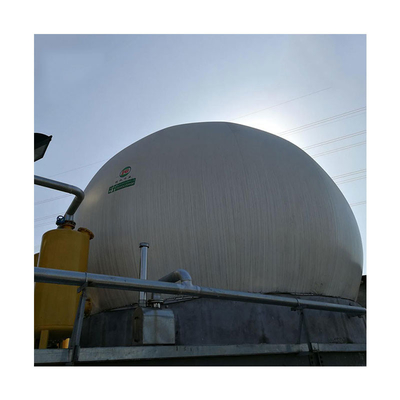 Giá đỡ khí biogas phim đôi 880m3 Tái chế chống ăn mòn