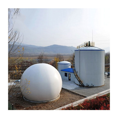 Giá đỡ khí biogas phim đôi 880m3 Tái chế chống ăn mòn