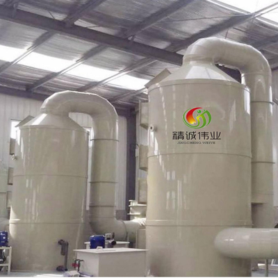 Tháp phun khí thải SO2 H2S Thiết bị xử lý khí thải dầu