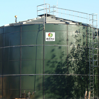 Q235B Thép đĩa Anaerobic Digester Tank cho trang trại gà